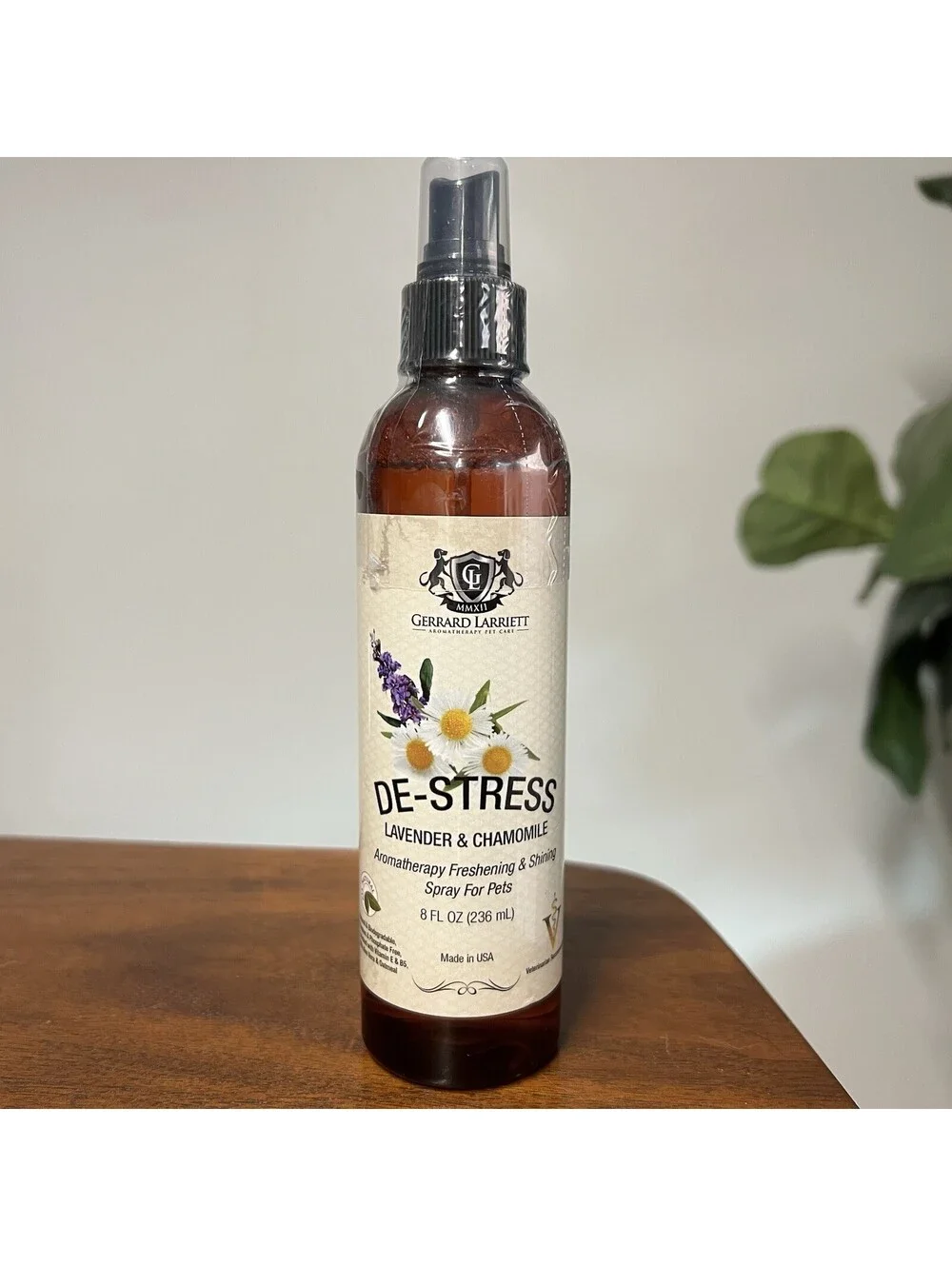 Gerrard Larriett Dog Aromatherapy Spray Chamomile Lavender Anxiety Stress Odor